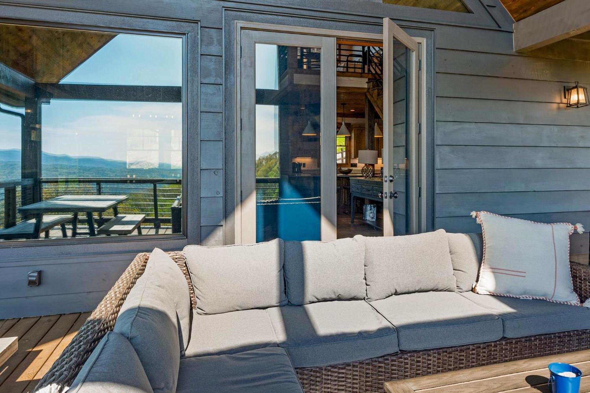בלו רידג' Mountain Air - Luxury Mountain View Cabin מראה חיצוני תמונה