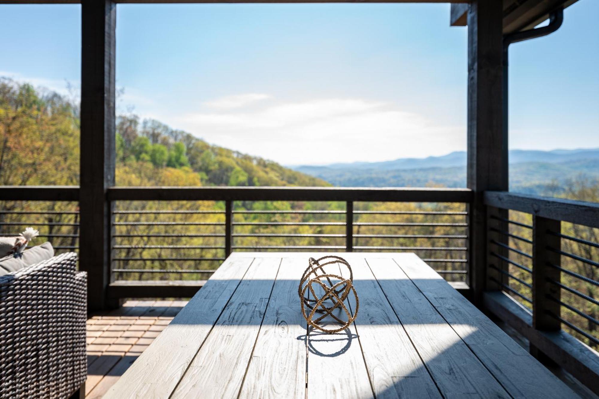 בלו רידג' Mountain Air - Luxury Mountain View Cabin מראה חיצוני תמונה