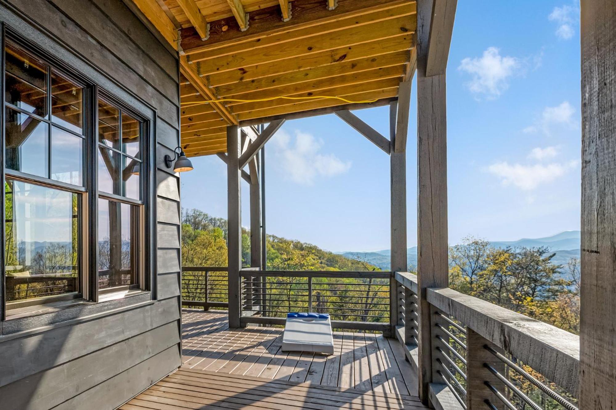 בלו רידג' Mountain Air - Luxury Mountain View Cabin מראה חיצוני תמונה