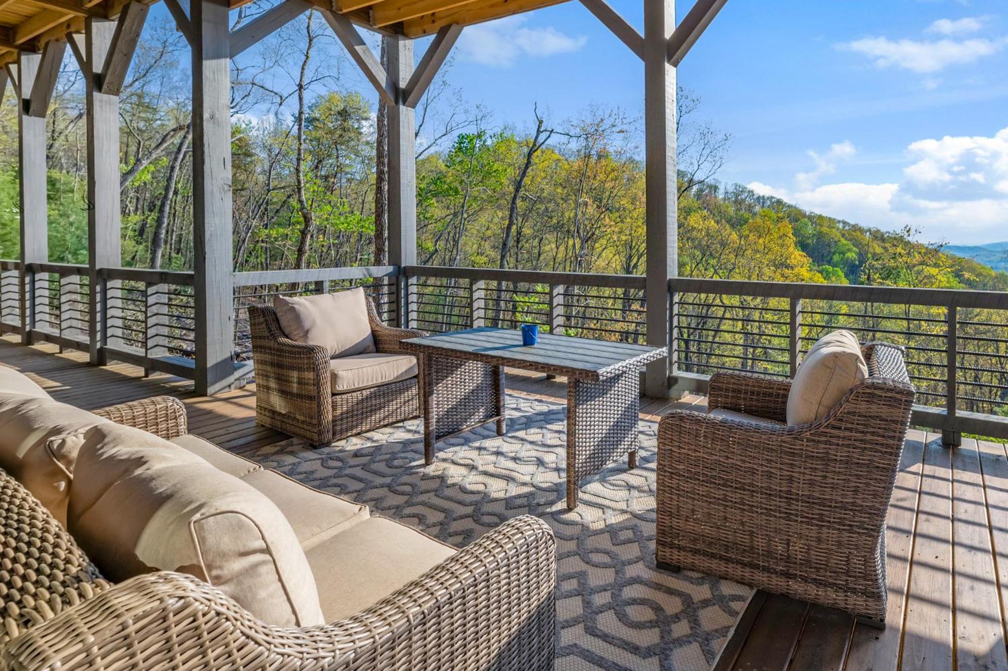 בלו רידג' Mountain Air - Luxury Mountain View Cabin מראה חיצוני תמונה