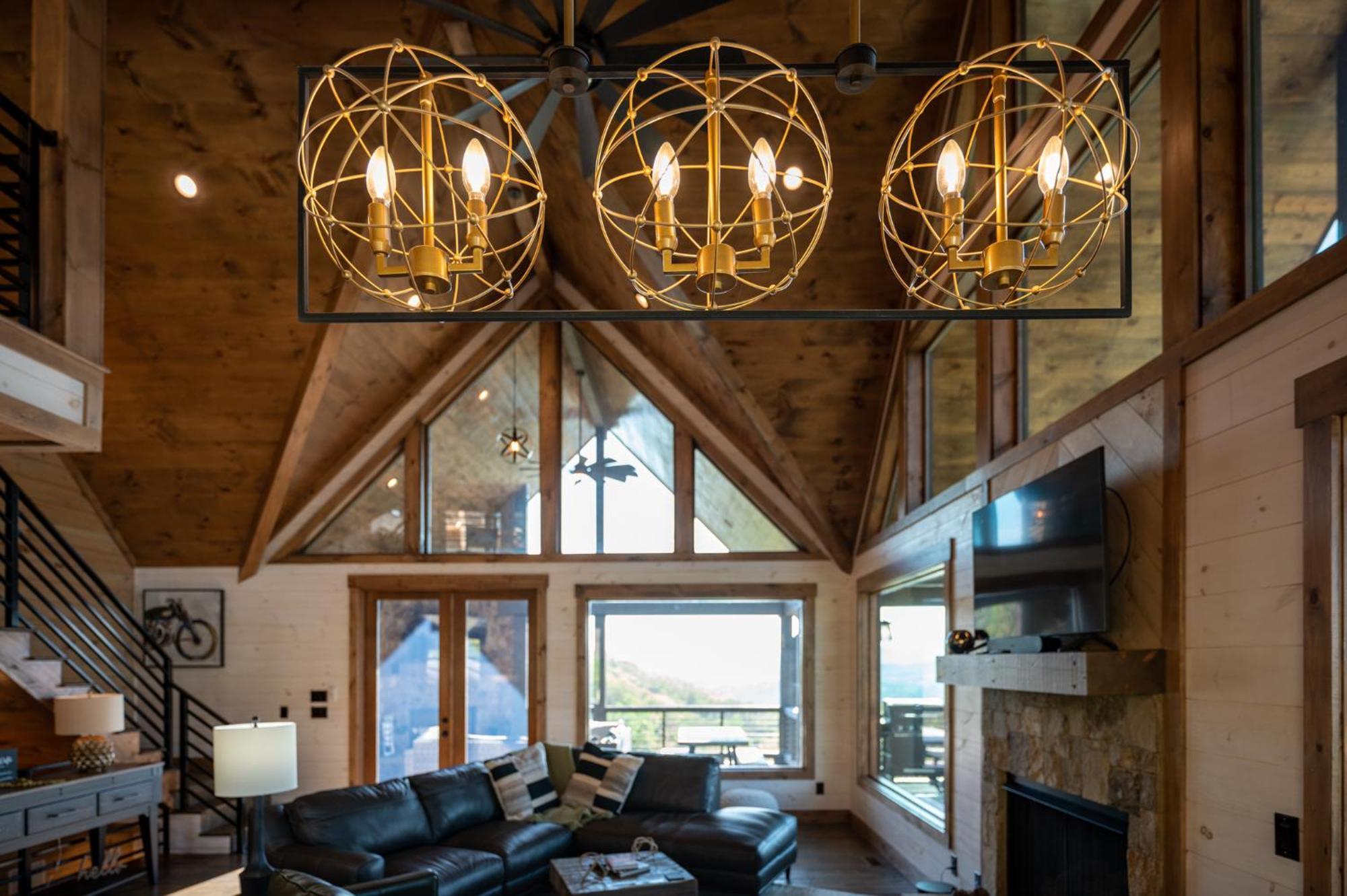 בלו רידג' Mountain Air - Luxury Mountain View Cabin מראה חיצוני תמונה