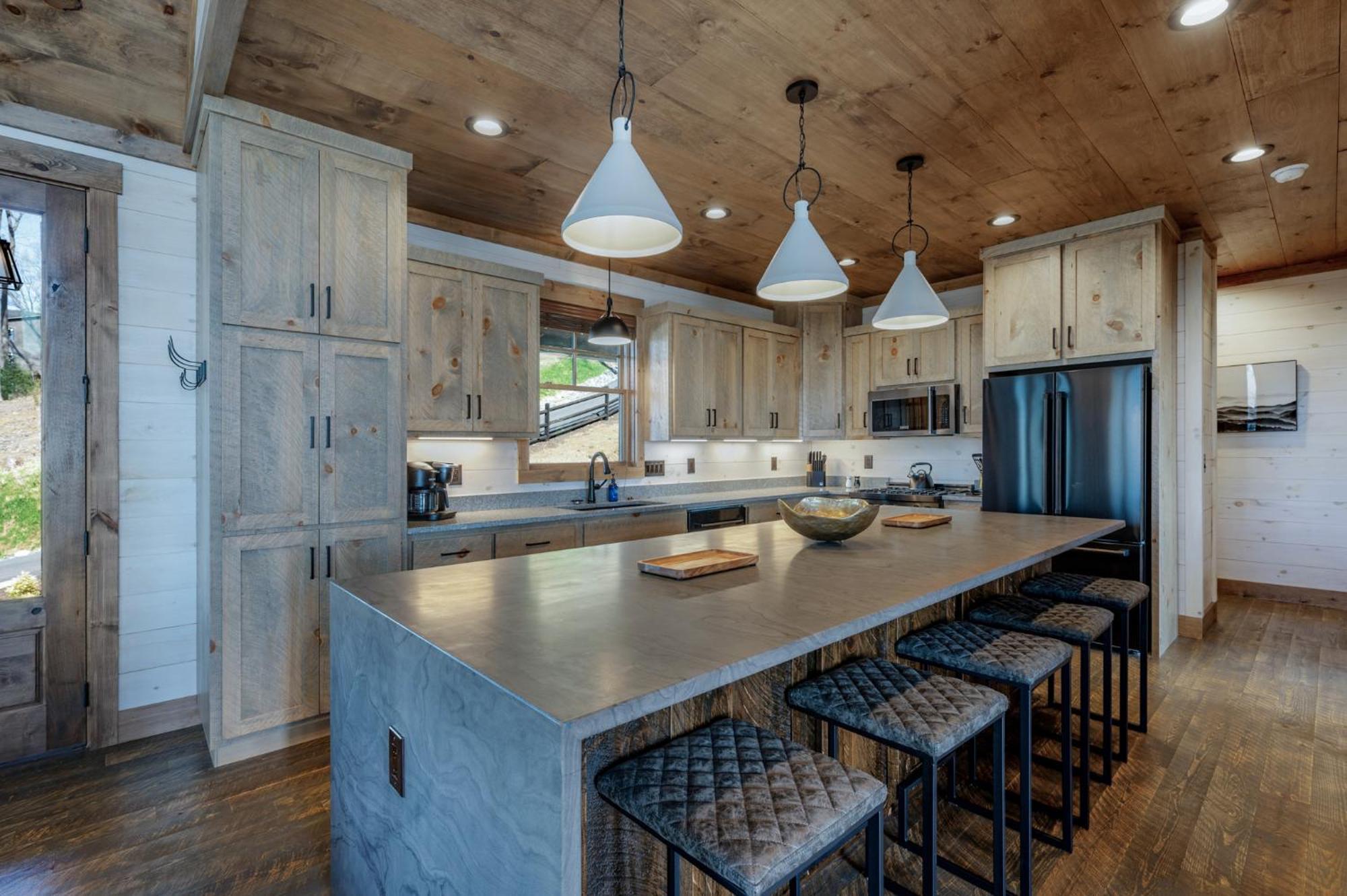 בלו רידג' Mountain Air - Luxury Mountain View Cabin מראה חיצוני תמונה