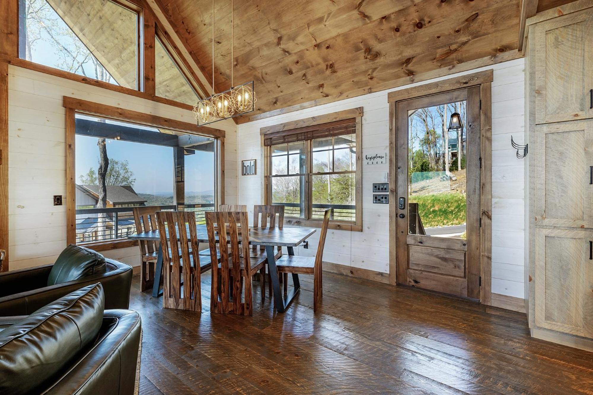 בלו רידג' Mountain Air - Luxury Mountain View Cabin מראה חיצוני תמונה