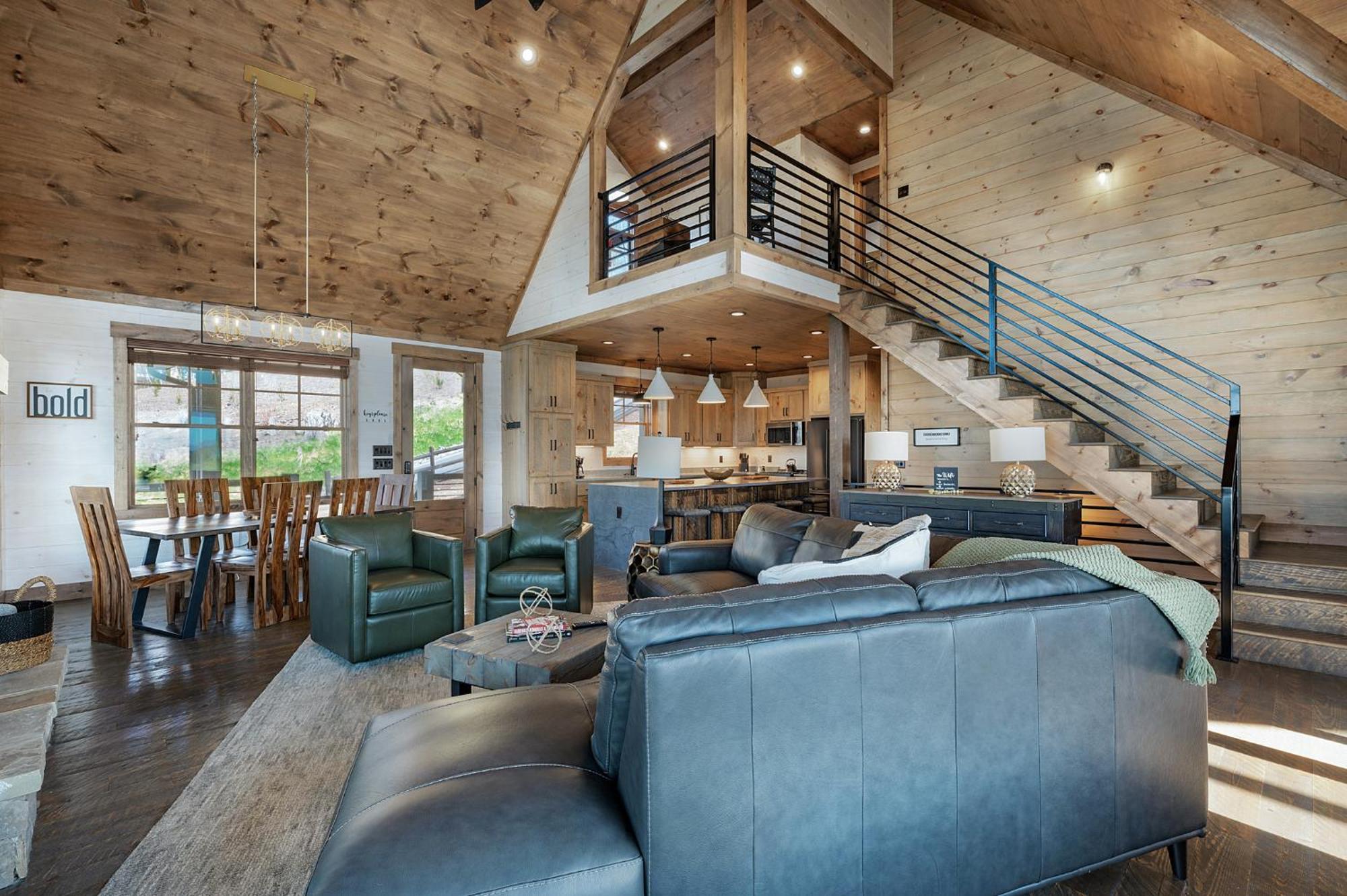 בלו רידג' Mountain Air - Luxury Mountain View Cabin מראה חיצוני תמונה